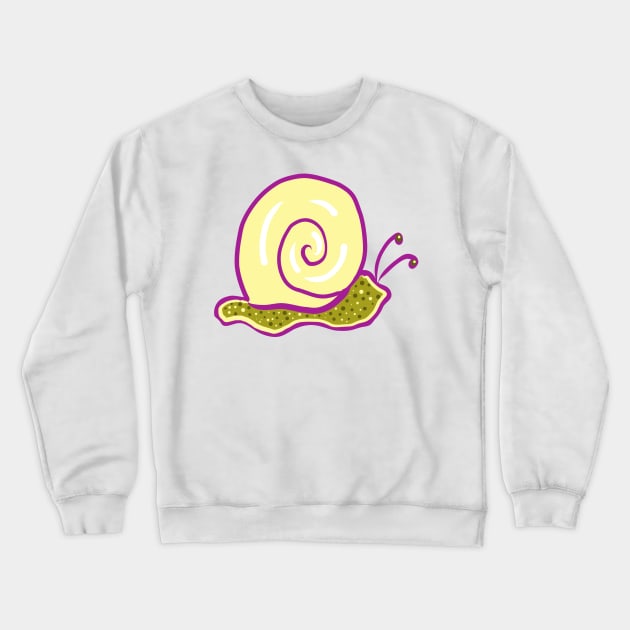 snail Crewneck Sweatshirt by Sparkleweather